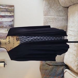 Croft & Barrow Geometric Mock-Layer Cardigan